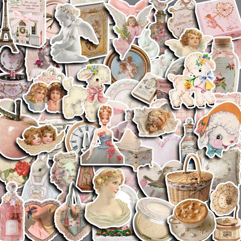 

COD❤️ Stiker Grafiti Retro Amerika Stiker Buku Pegangan Diy Stiker Kartun Stiker Lucu-yy