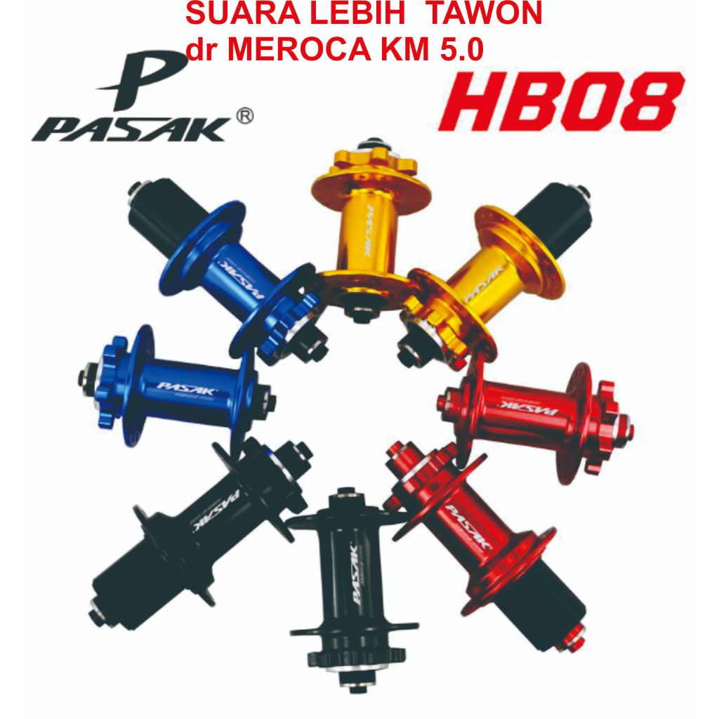 Hub Freehub PASAK  7 Bearing TAWON  32 Hole Discbrake Sepeda MTB Seli Balap Gravel Hybrid not raze