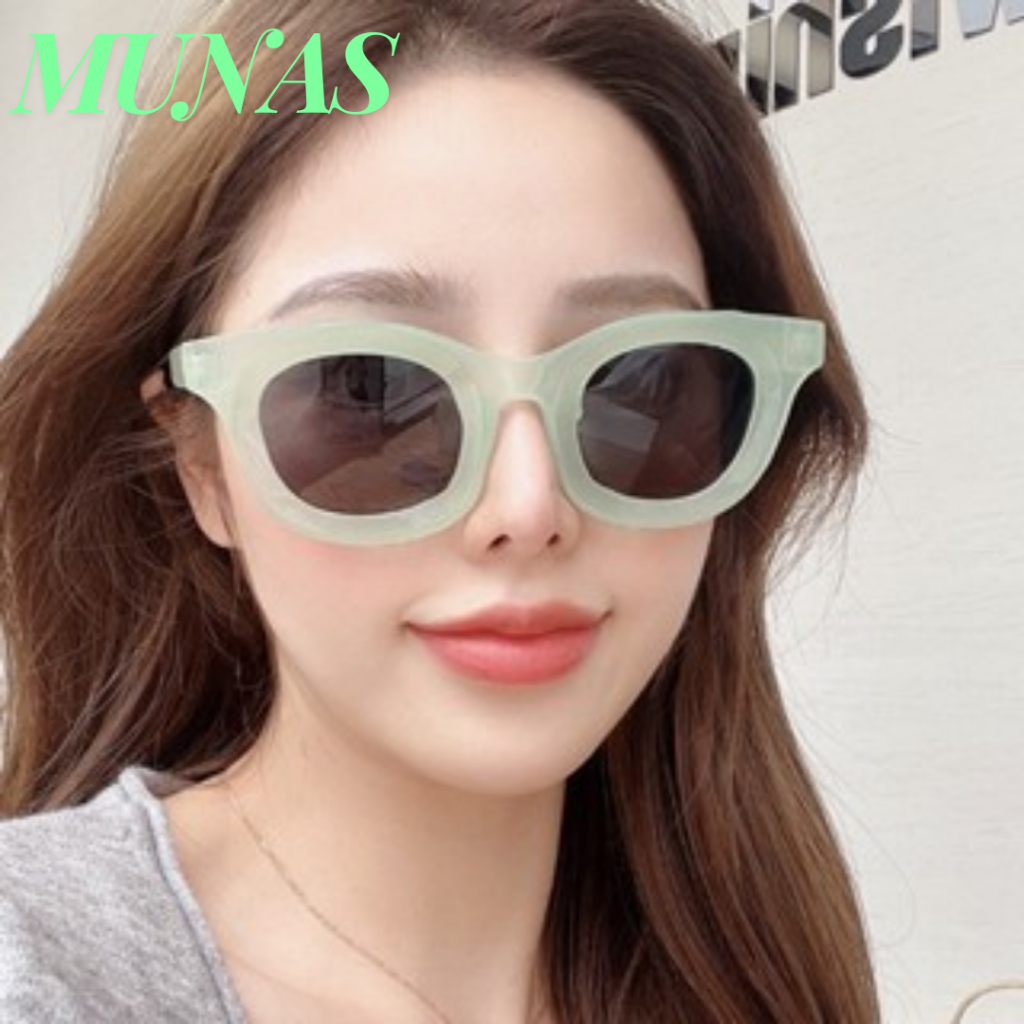 MUNAS Kacamata Hitam Wanita Pria Korea 6607 Kaca Mata Bingkai Tebal Bentuk Persegi Kece Fashion Kore
