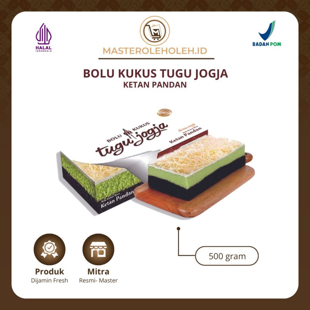 Regular Pack Bolu Kukus Tugu Jogja Ketan Pandan