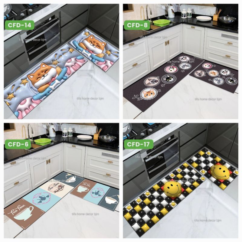 KESET KAKI DAPUR ANTI SLIP SERAP AIR