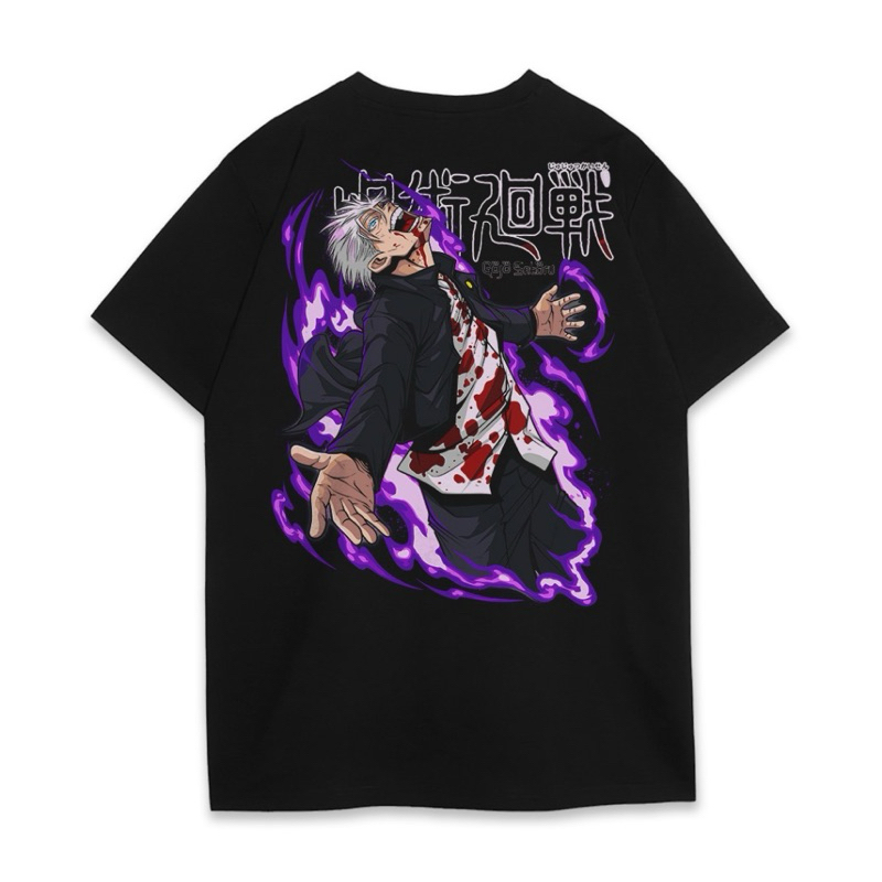 tshirt anime gojo satoru jujutsukaisen