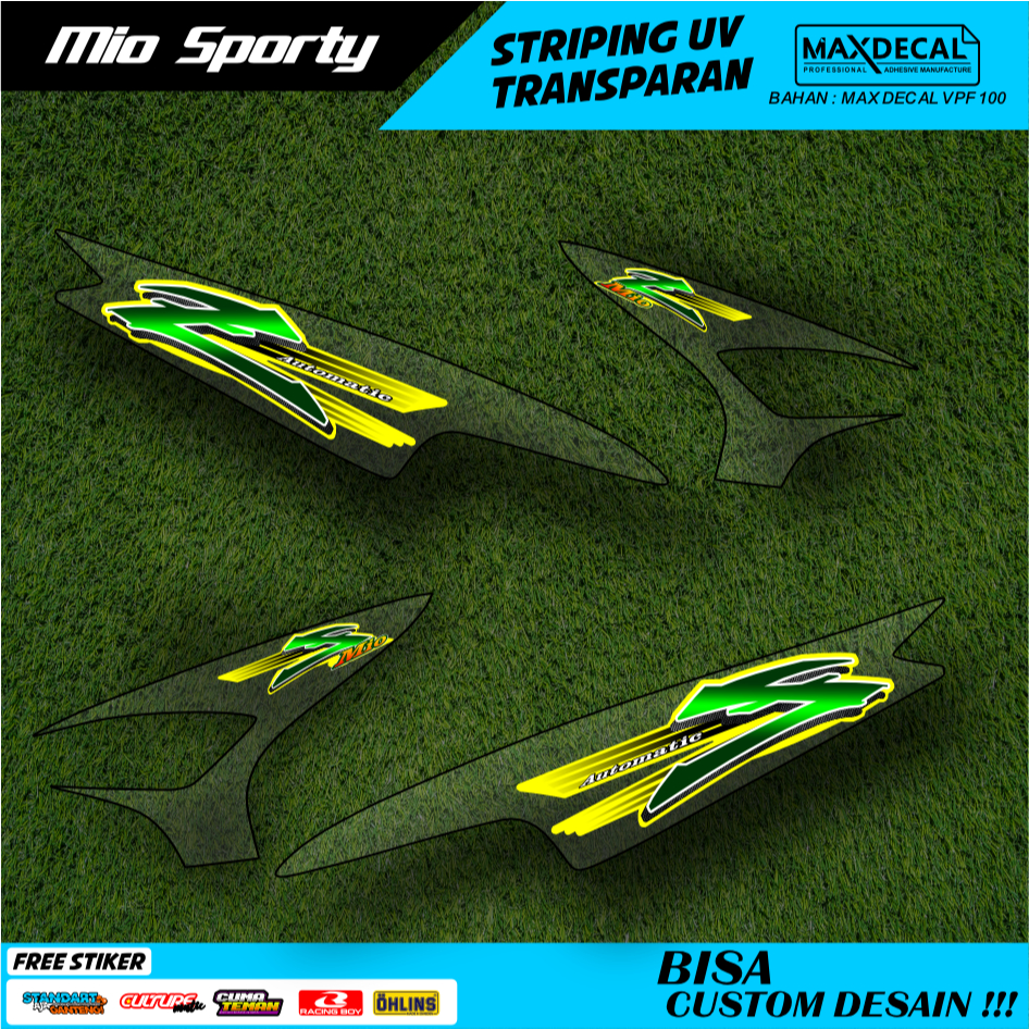 striping mio sporty smile transparan cw m3 hitam custome racing minimalis amore vinil max decal 15