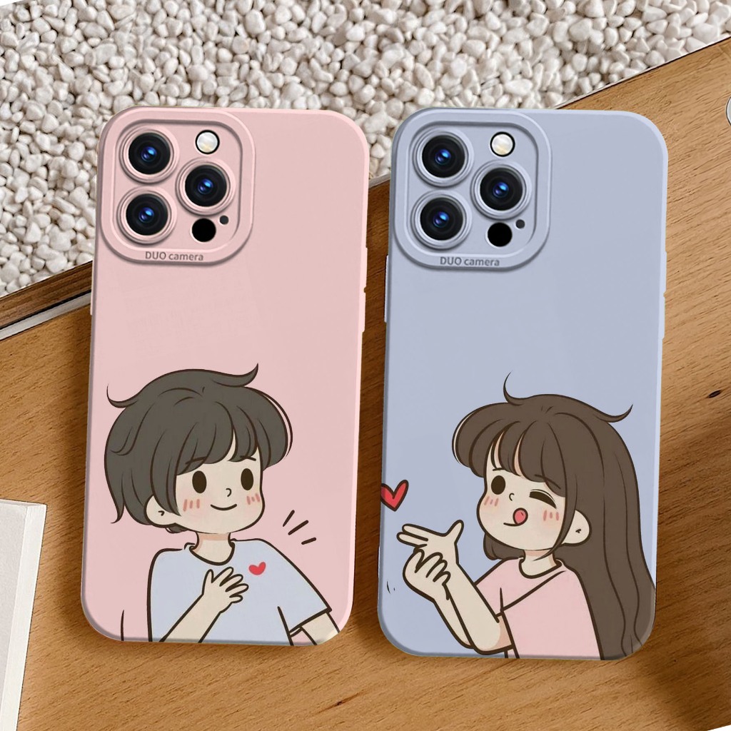 CASE COUPLE UNTUK SEMUA TYPE HANDPHONE OPPO / VIVO / SAMSUNG /REDMI / INFINIX /REALME / IPH / POCO /