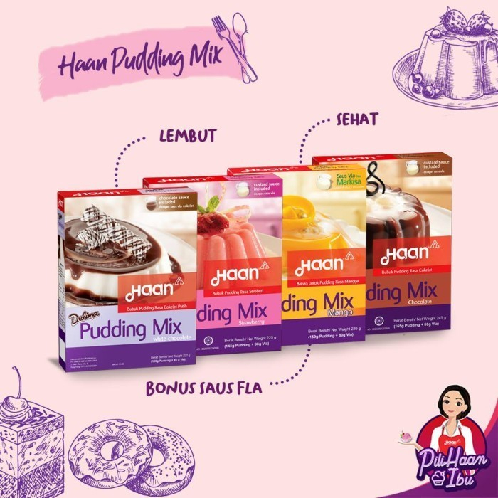 

HAAN DELIMA PUDDING COKLAT 165 GRAM