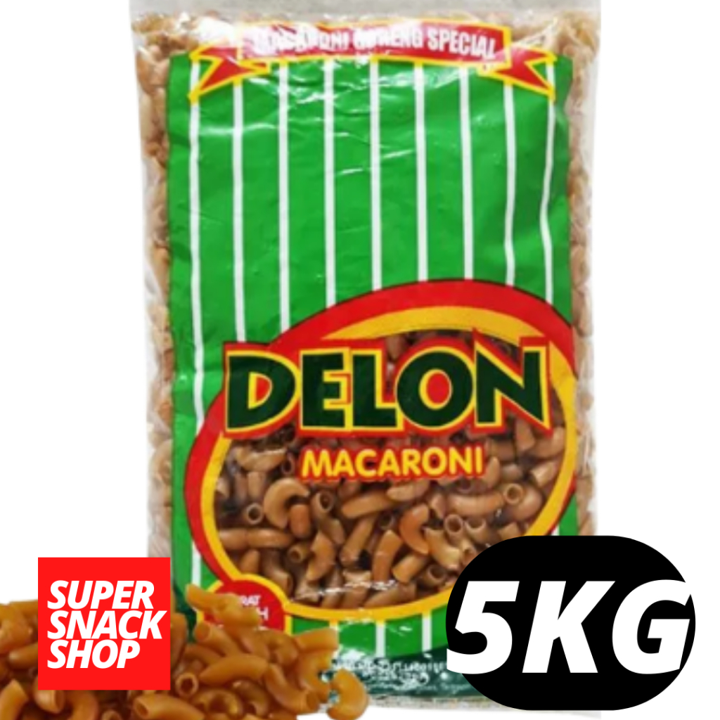 

MAKRONI MEKAR MURAH / MAKRONI MURAH / MAKARONI MENTAH / MAKARONI MEKAR COKLAT DELON HIJAU 5KG
