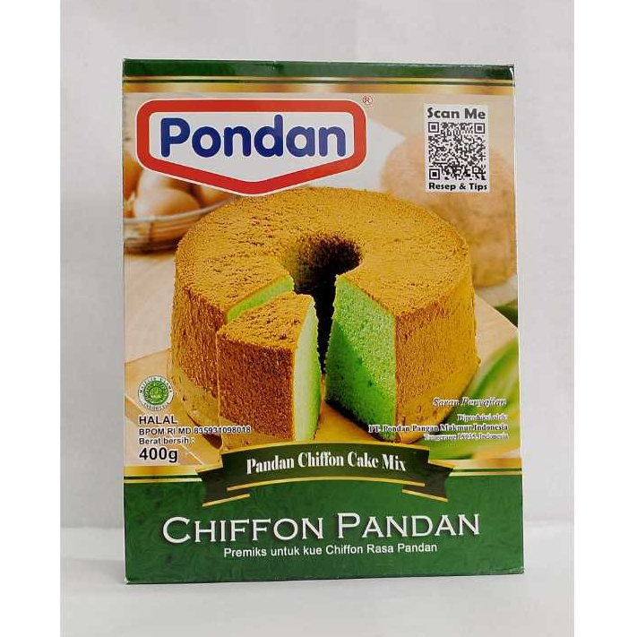 

PONDAN CHIFFON PANDAN 400 GRAM