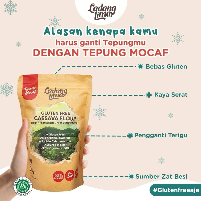 

Tepung Mocaf (Cassava flour ladang lima)