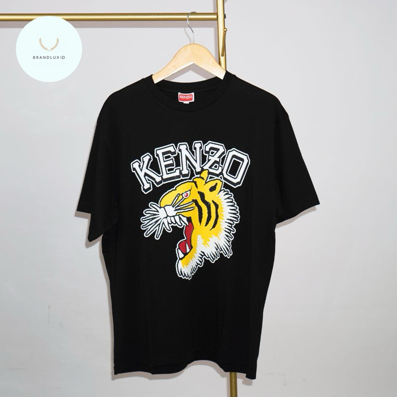 Kenzo ‘VARSITY JUNGLE’ Tiger Oversize T-Shirt Black