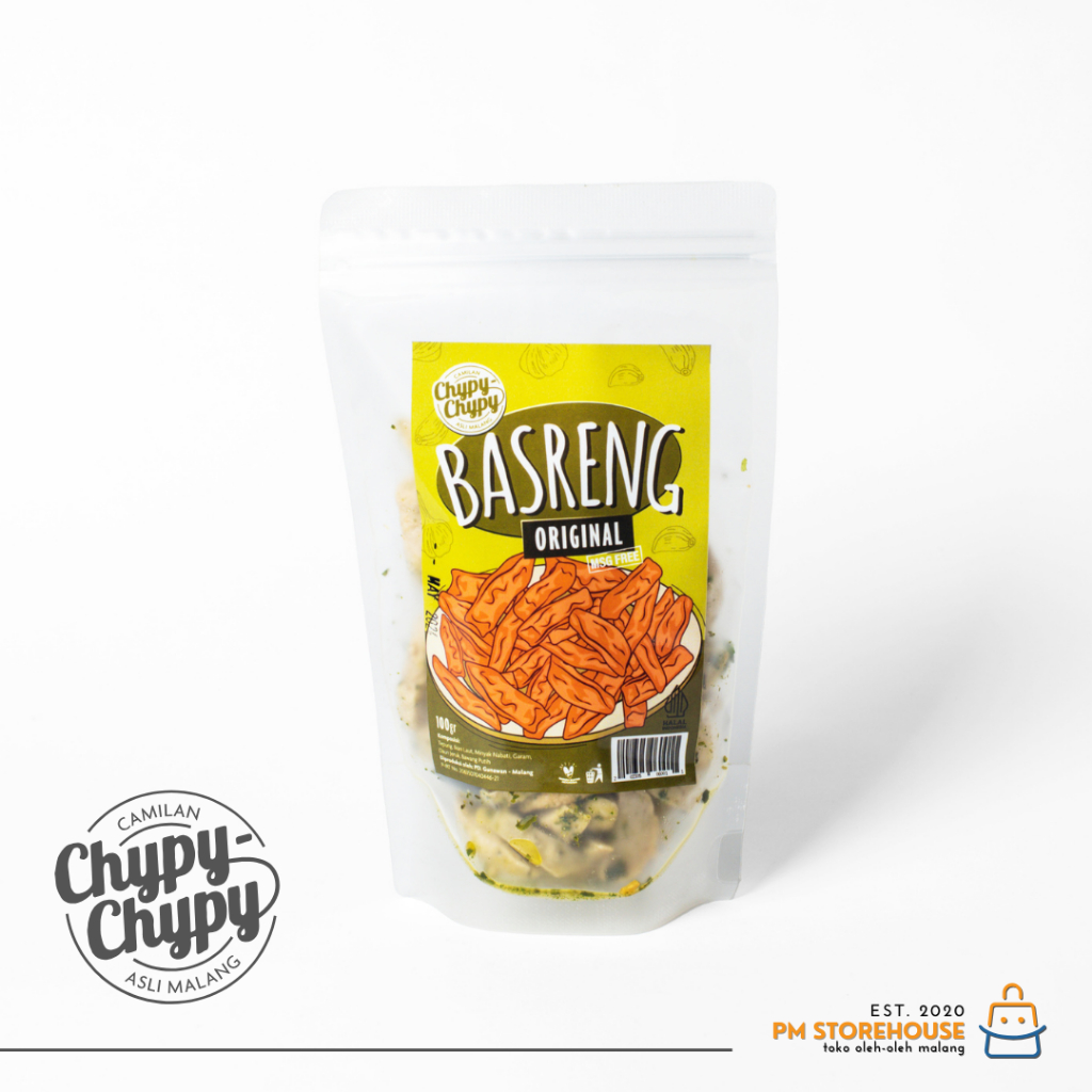 

Basreng Daun Jeruk Original Renyah Chypy - Kemasan Pouch