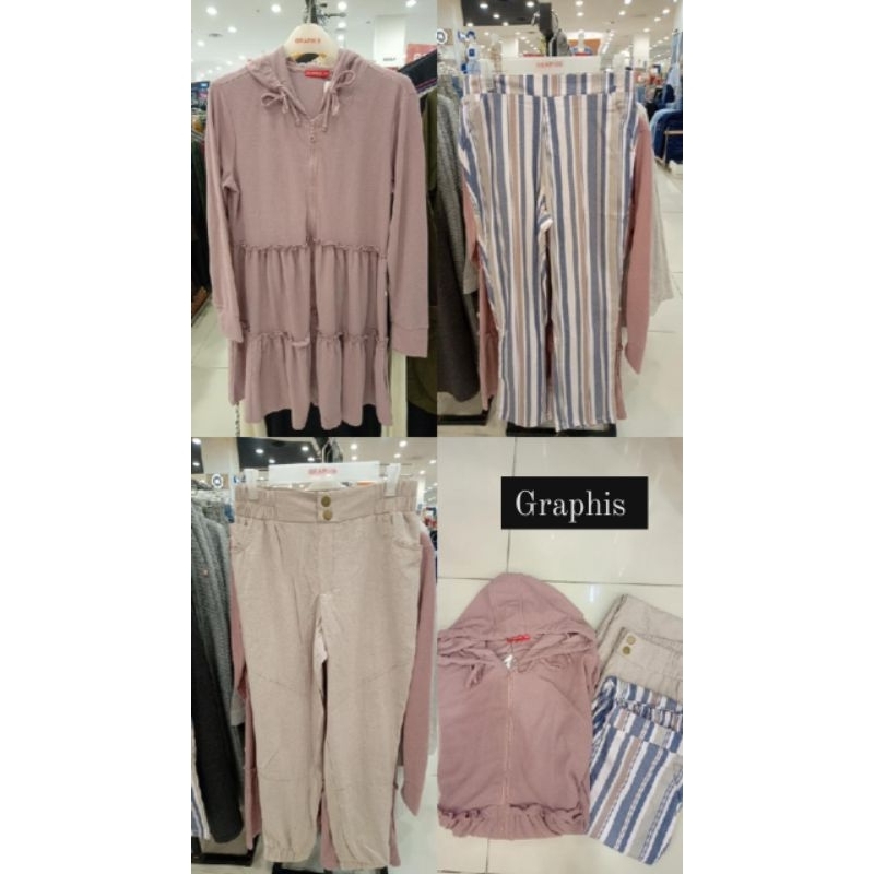 Tunik belakang topi & celana GRAPHIS