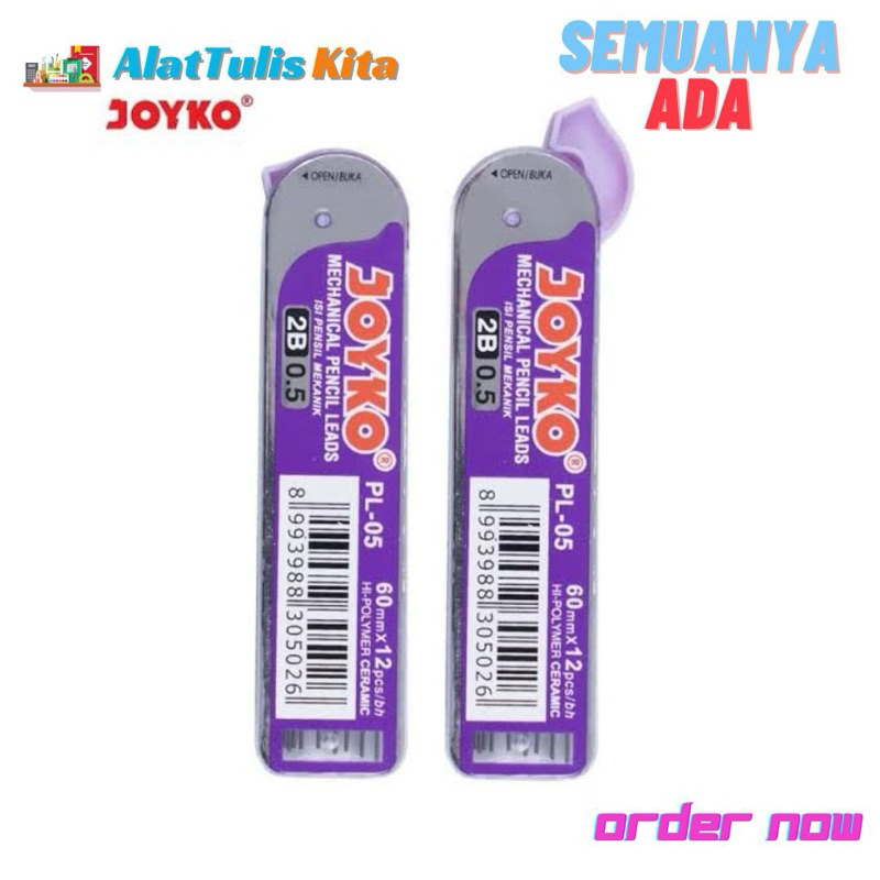 

Joyko PL-05 isi Pensil Mekanik isi 12 2B 0,5mm