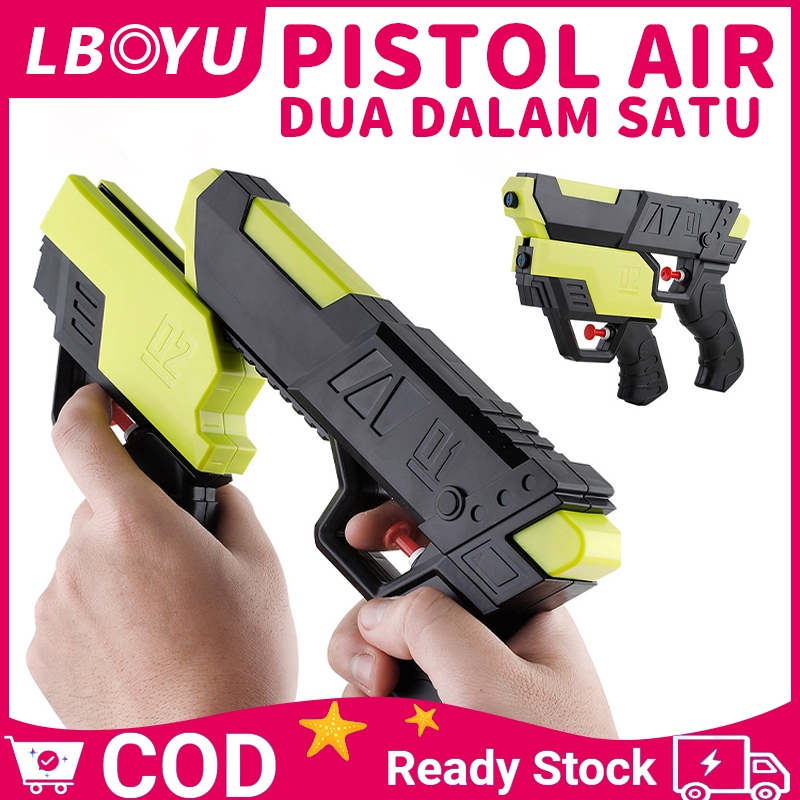Air Anak Water Gun Pistol Mainan Tembak Tembakan Watergun Seru Tembak Air Ukuran Besar