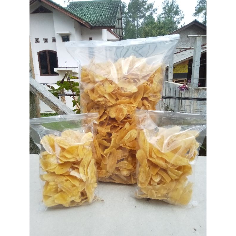 

Kripik pisang gurih enak (lantak) 500gram