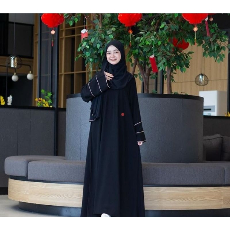 Abaya MEDINA Abaya Hitam Abaya Termurah Dress Arab Saudi Masakini Gamis Remaja Abaya saudi Abaya Dub