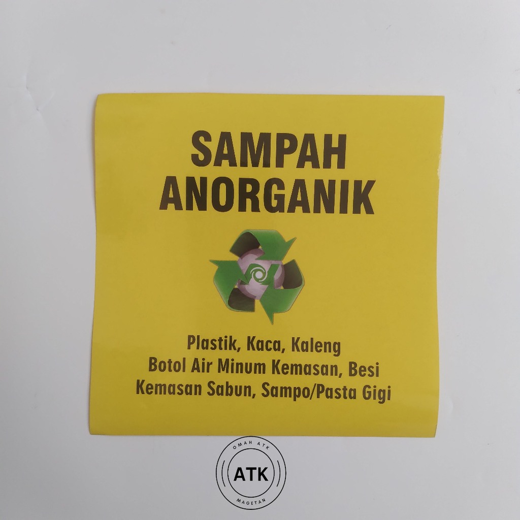 

Stiker Sampah Anorganik - Stiker Sampah