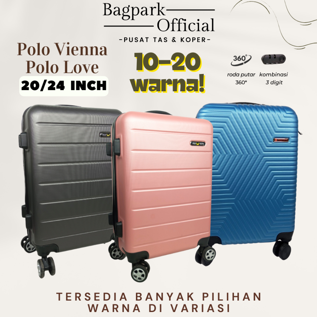 EXCLUSIVE BAGPARK [ KOPER POLO 20 INCH 24 INCH ] KOPER FIBER POLO 20 INCH KOPER FIBER 24 INCH POLO