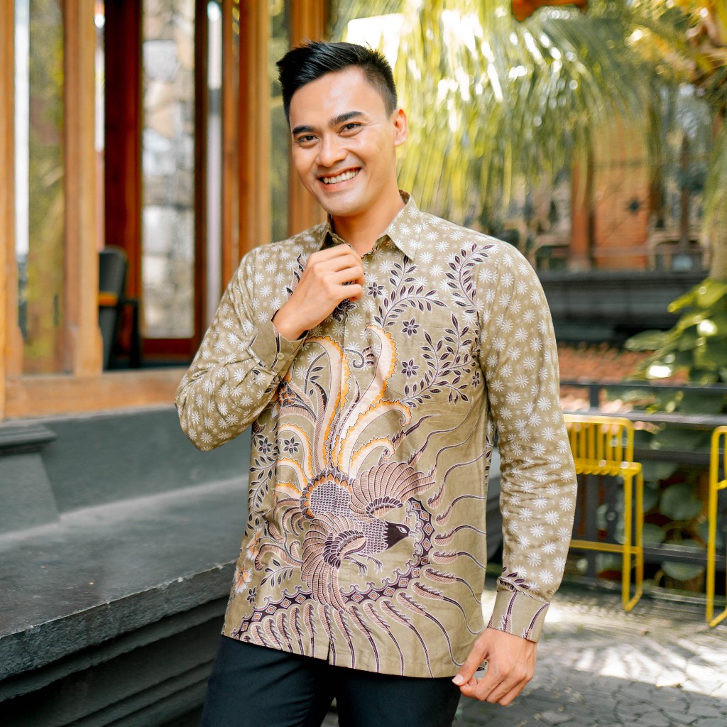 Hadinata Batik Pria Kemeja Panjang Pandu Puspa