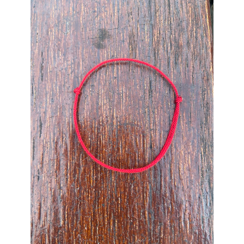 Gelang Tali Merah Tipis 1 mm Double Knot