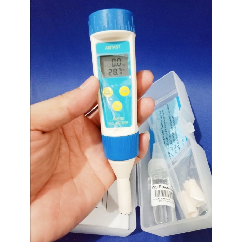 Portable DO meter Waterproof Amtast MT-08
