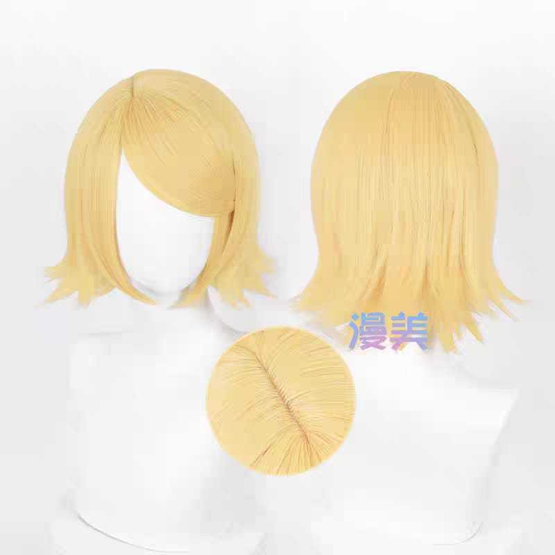[READY STOCK] Meimei Jakarta - Wig Kagamine Len & Rin Twins Project Sekai - Original Mei Mei Ywailis