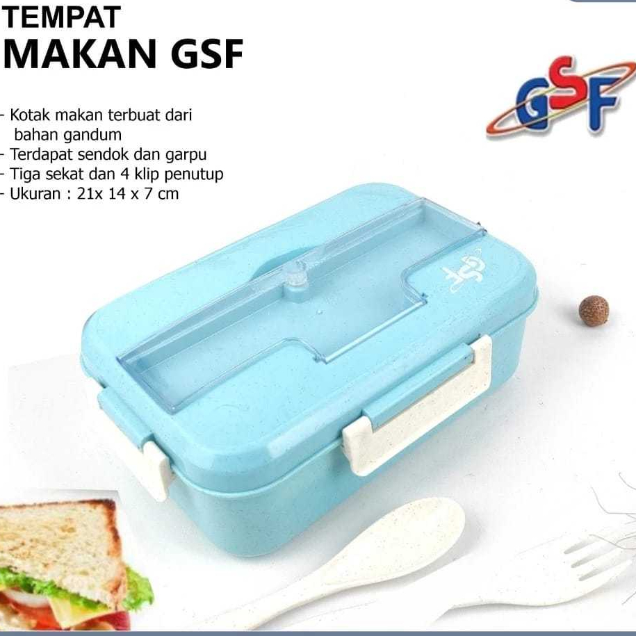 (G-3103) (G-3162) GSF | Lunch Box GSF G-3103 G-3162 | Wadah Bekal Nasi Kotak Bekal