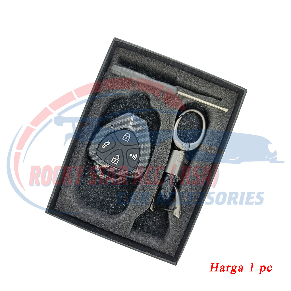 Casing Kunci Remote Mobil Innova 4 Tombol (Tidak bisa untuk Vios 4 Tombol)