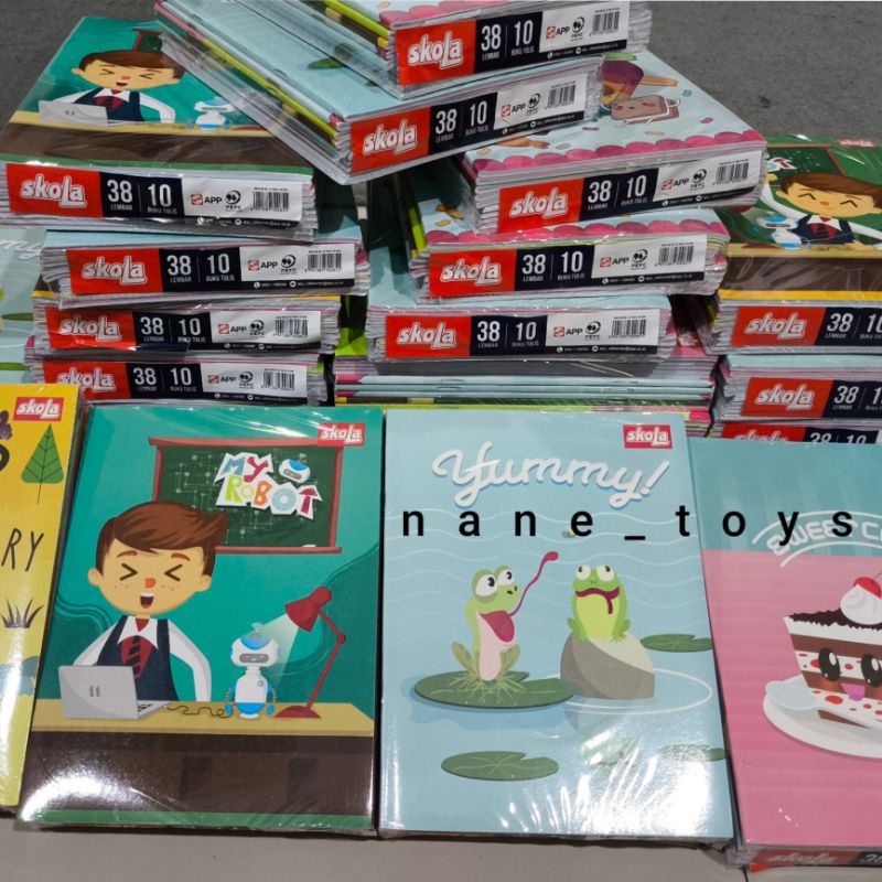 

H7Y Buku Tulis Sidu 38 Lembar Pack Isi 10 Buku / Buku Tulis Sidu / Buku Tulis Sinar Dunia