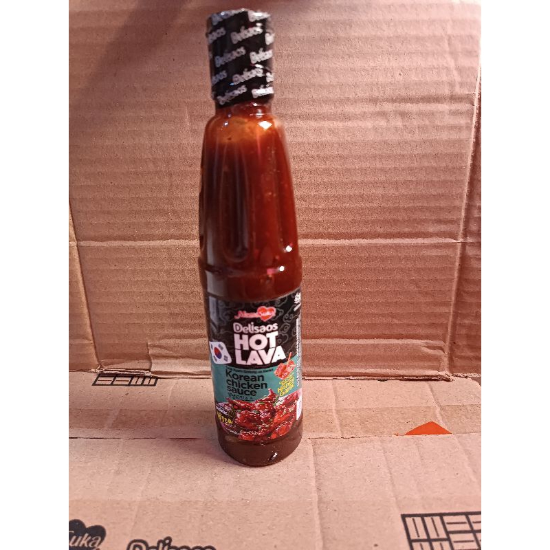 

Delisaos hot lava mamasuka/ korean chicken sauce honey garlic 320 g