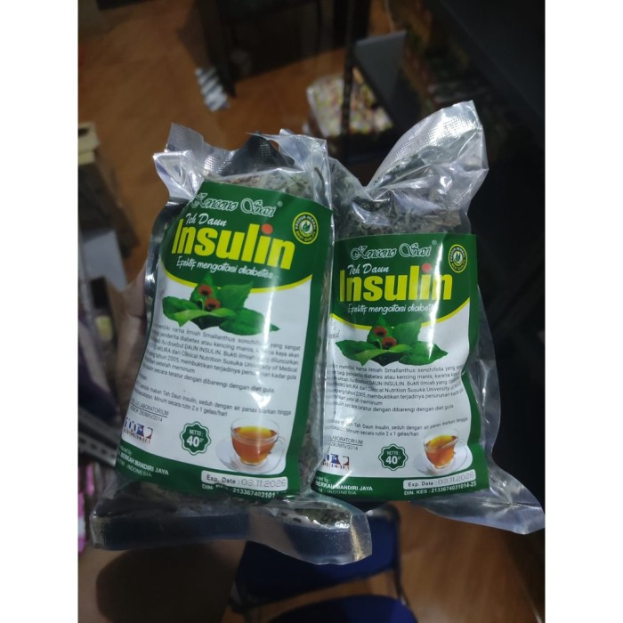 

Daun Seduh Insulin Diabet /Diabetes Curah Kencono Sari Asli Original