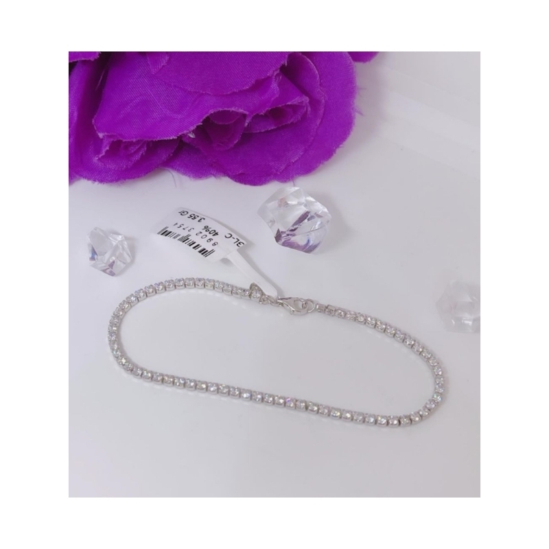 Gelang Tangan List Mata mas Putih 375