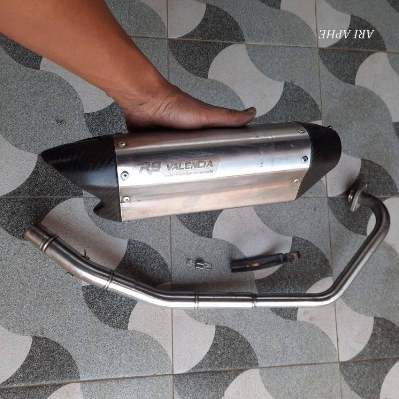 knalpot R9 valencia carbon original vixion new vixion old fullsystem