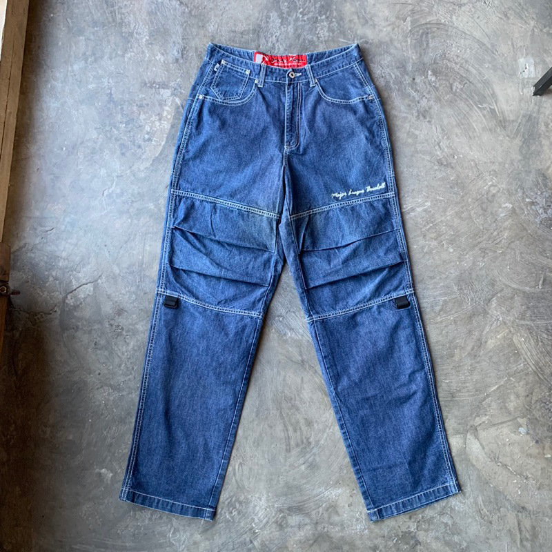 Baggy Jeans MLB Blue Second Original