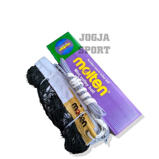KODE B28D net voli molten net volly bola plastik atau spon mini volley mini net volly net voly jarin