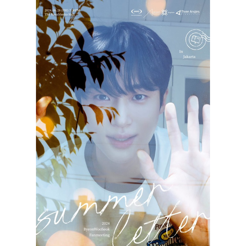 [BOOKING SLOT] BYEON WOO SEOK  FANCON TOUR - SUMMER LETTER IN JAKARTA