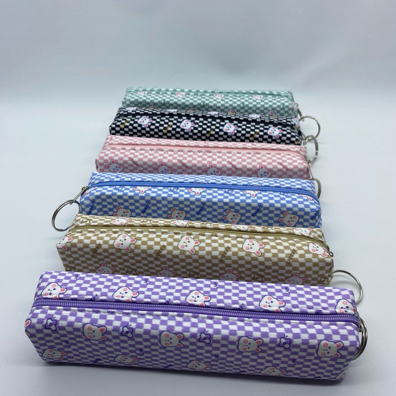 

Kotak Pensil Anak Sekolah / Tempat Pensil bahan Kain Mini / Pouch Make up Bahan kain kecil / Dompet kecil kain