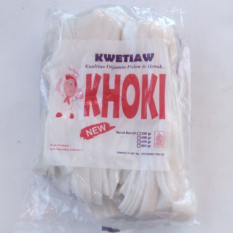 

Kwetiau Khoki murah kemasan 400 gram