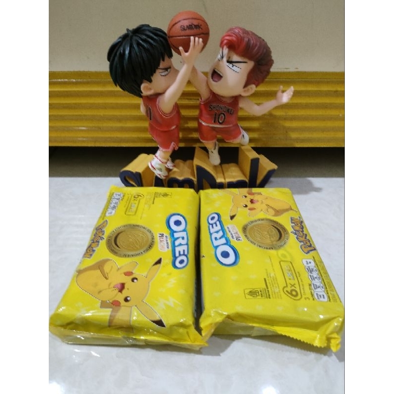 

Biskuit Oreo Pokemon Edition Rasa Banana 165gr