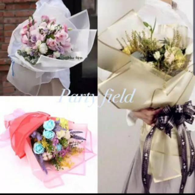 

Terlaris 1PAK2PCS WMFRAME kertas bunga flower wrapping paper