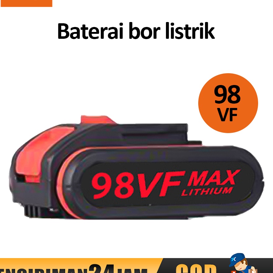 Terbaru 33 bonkyo Baterai bor tanpa kabel 168 VF dan 98 VF Electric drill battery