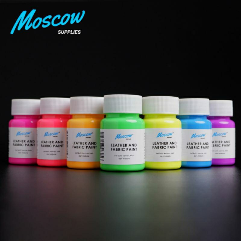 

Moscow Paint Leather Fabric Neon Series