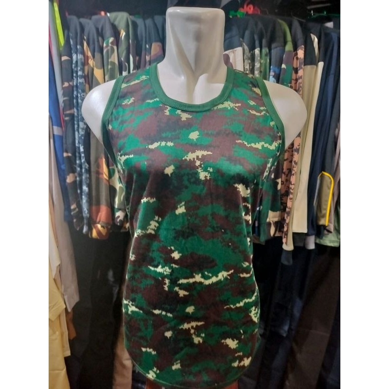 KAOS SINGLET LORENG NKRI ARMY TNI / KAOS SINGLET LORENG / SINGLET PRIA ARMY