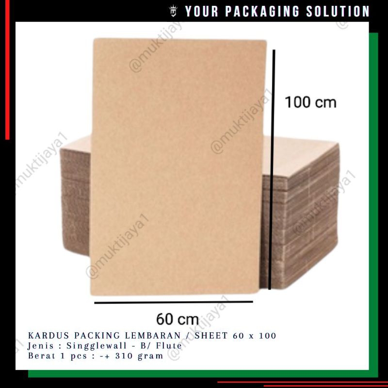 

Sheet Packing • 60x100cm • Kardus/ Karton Lembaran.