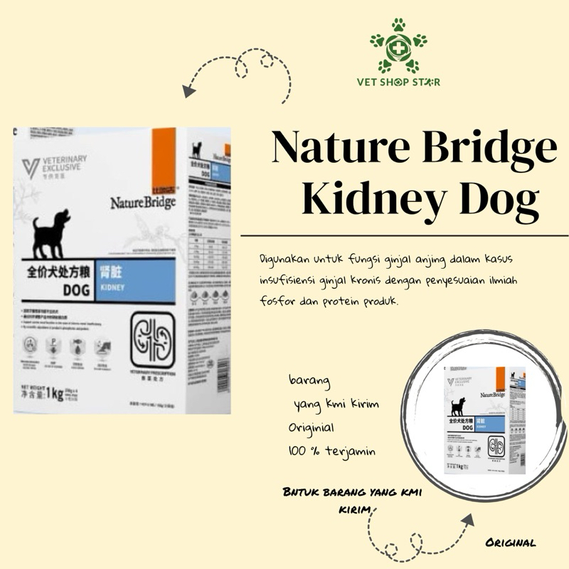 Nature bridge Renal / kidney Dog 1 kg