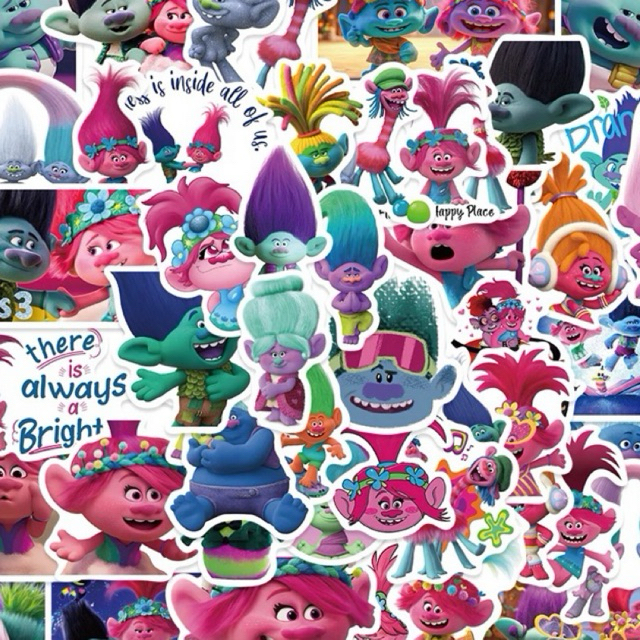 

[COD] 50pcs Stiker Troll Film Kartun Pesta Nikmat Stiker Keren untuk Mobil Motor Bagasi Gitar Tahan Air