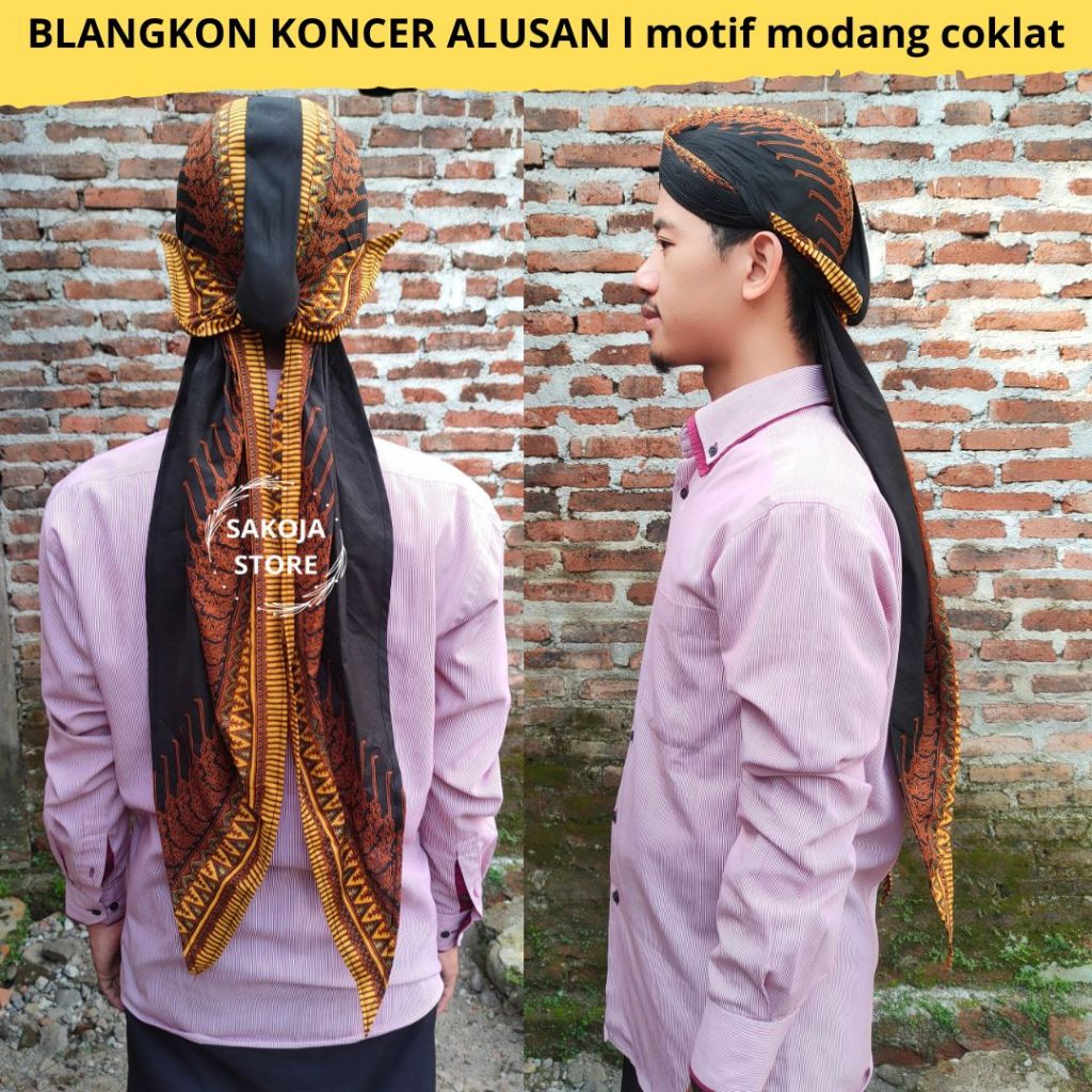 blangkon alusan jogja mataram wiron 17 sliwir panjang