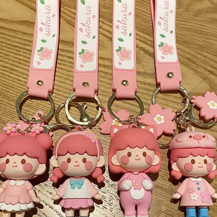 Flash GANTUNGAN KUNCI TAS MURAH SOUVENIR HADIAH SALE GANTUNGAN KUNCI GIRL K A3492