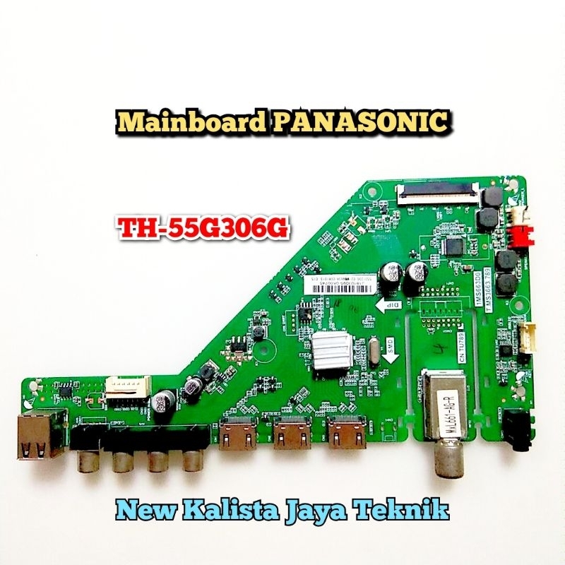 MAINBOARD TV PANASONIC TH-55G306G ORIGINAL T. MS3663.789 MB 55G306 MOTHERBOARD TH55G306G MB PANASONI