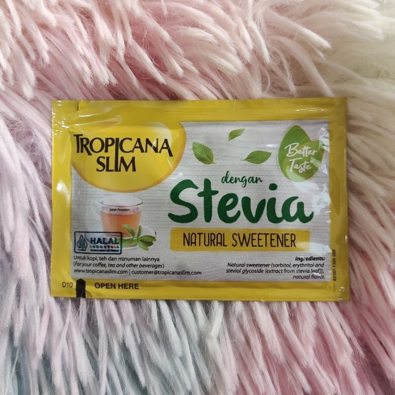 

TROPICANA SLIM STEVIA Natural Sweetener - 2.6 g