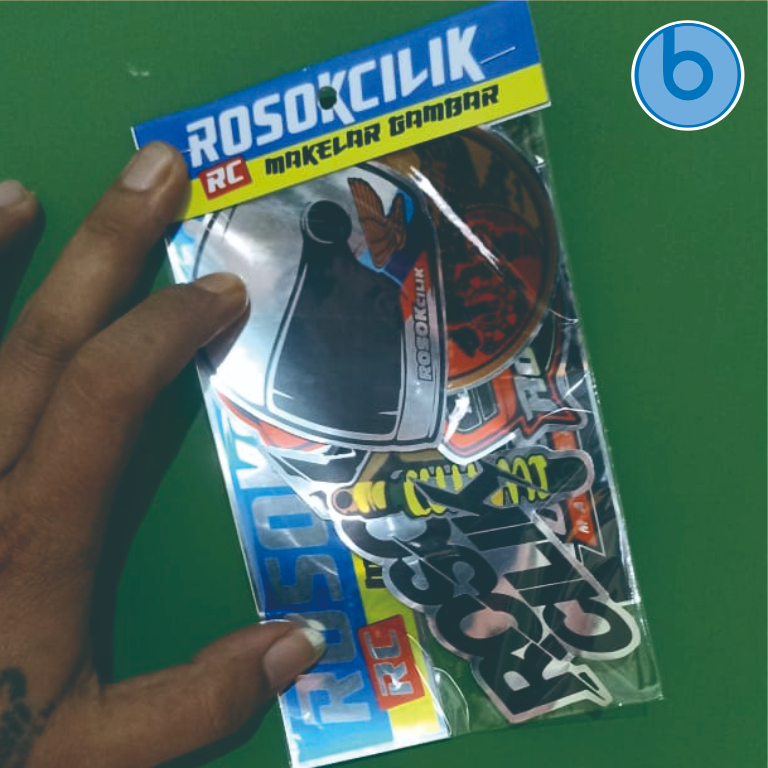 stiker herex rosok cilik